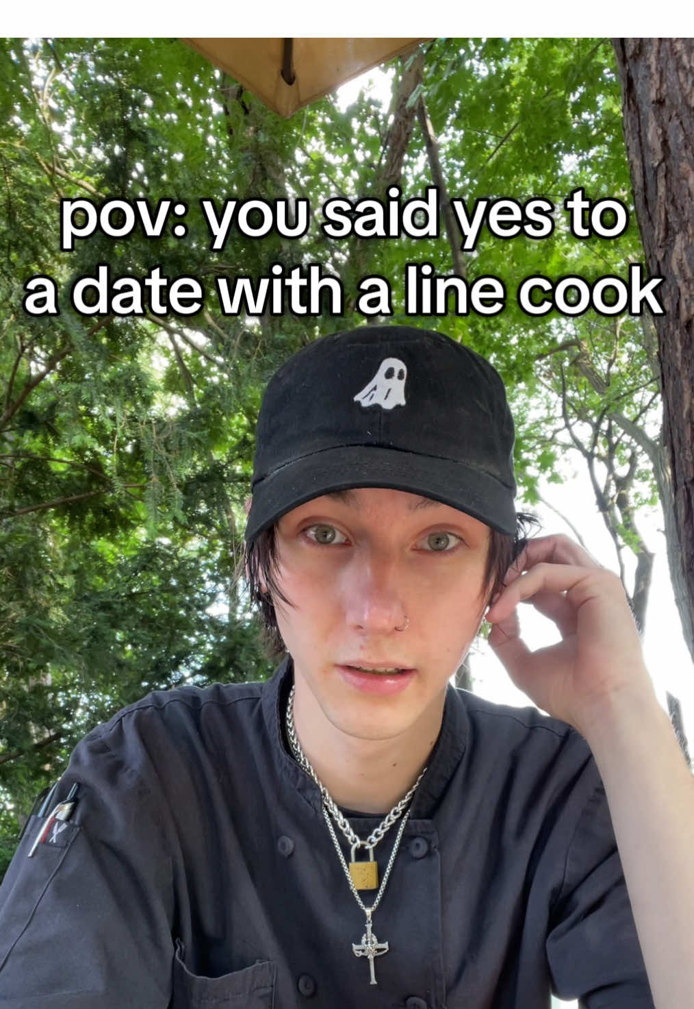 unfortunately it’s a rite of passage to date a line cook. 🧑🏻‍🍳 #serverlife #linecook #restaurantlife #emo #altguy 