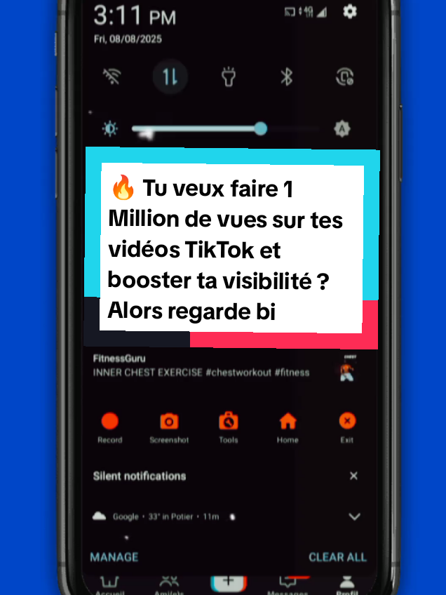 Comment débloquer la visibilité cachée 1 Million de vues 👀🔥 #TikTokAstuce #ViralTikTok #AlgorithmeTikTok #BoostTaVisibilité #1MillionDeVues 