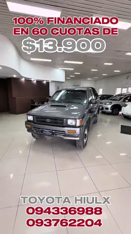 Toyota Hilux 4X4 🛻 Motor 2.8 Diesel  1998 •Aire acondicionado  •Dirección hidráulica  •Combustible diésel  •Transmisión manual  Valor de patente: 6 cuotas de $3.514 14.900 USD  Documentación en regla y pronta para transferir 🪪 Financiación de la casa ✍🏼 y/o bancaria 🏦  Financiación bancaria hasta en 60 cuotas (primer cuota diferida)! ÚNICOS REQUISITOS: - ingreso mensual mayor a $20.000 - 6 meses de antigüedad laboral - no estar en clearing Simulación bancaria en el momento, sin costo ni compromiso!  Financiación a sola firma ✍🏼 SI NO CUMPLES CON NADA DE LO ANTERIOR TAMBIÉN TENEMOS UNA FINANCIACIÓN PARA VOS. Obtené hasta el 50% del valor del vehículo hasta en 36 cuotas. Tú auto te espera! 🤝 Para mayor asesoramiento  📲 094336988 - Uruguay🇺🇾 📲 093762204 - Uruguay🇺🇾