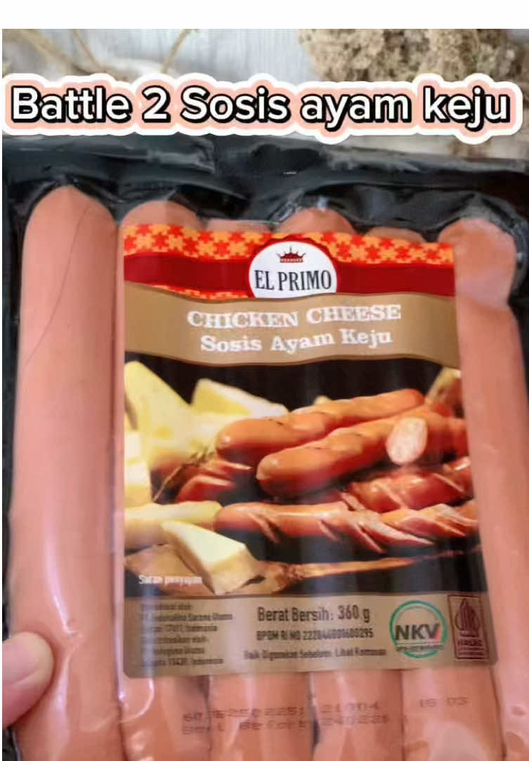 Dari 2 ini pilih yang mana? #sosisviral #elprimo #belfoods #fypシ゚ #sosisayam #sosiskeju 