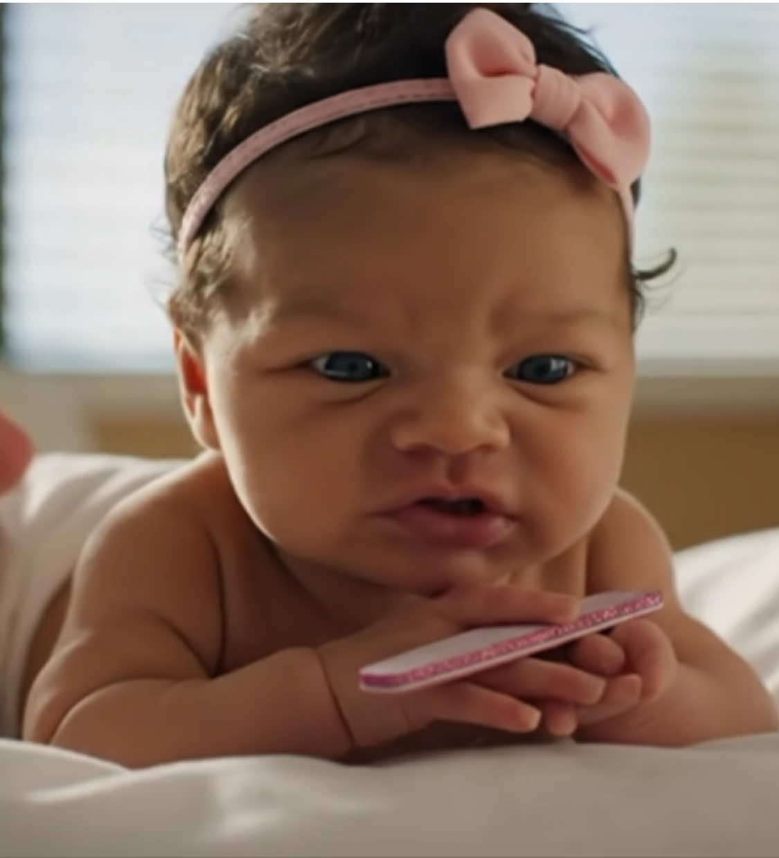 Mad Baby #fyp #funny #baby #talking #girl #newborn 