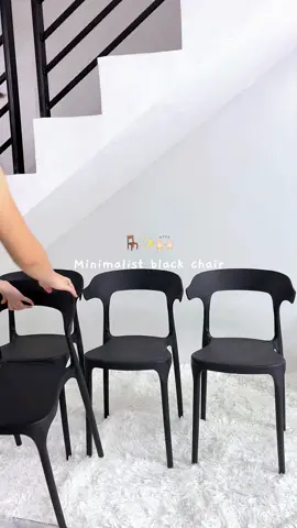 Nordic chair for our dining area #diningchair #nordichair #heavymaterial #plasticchair