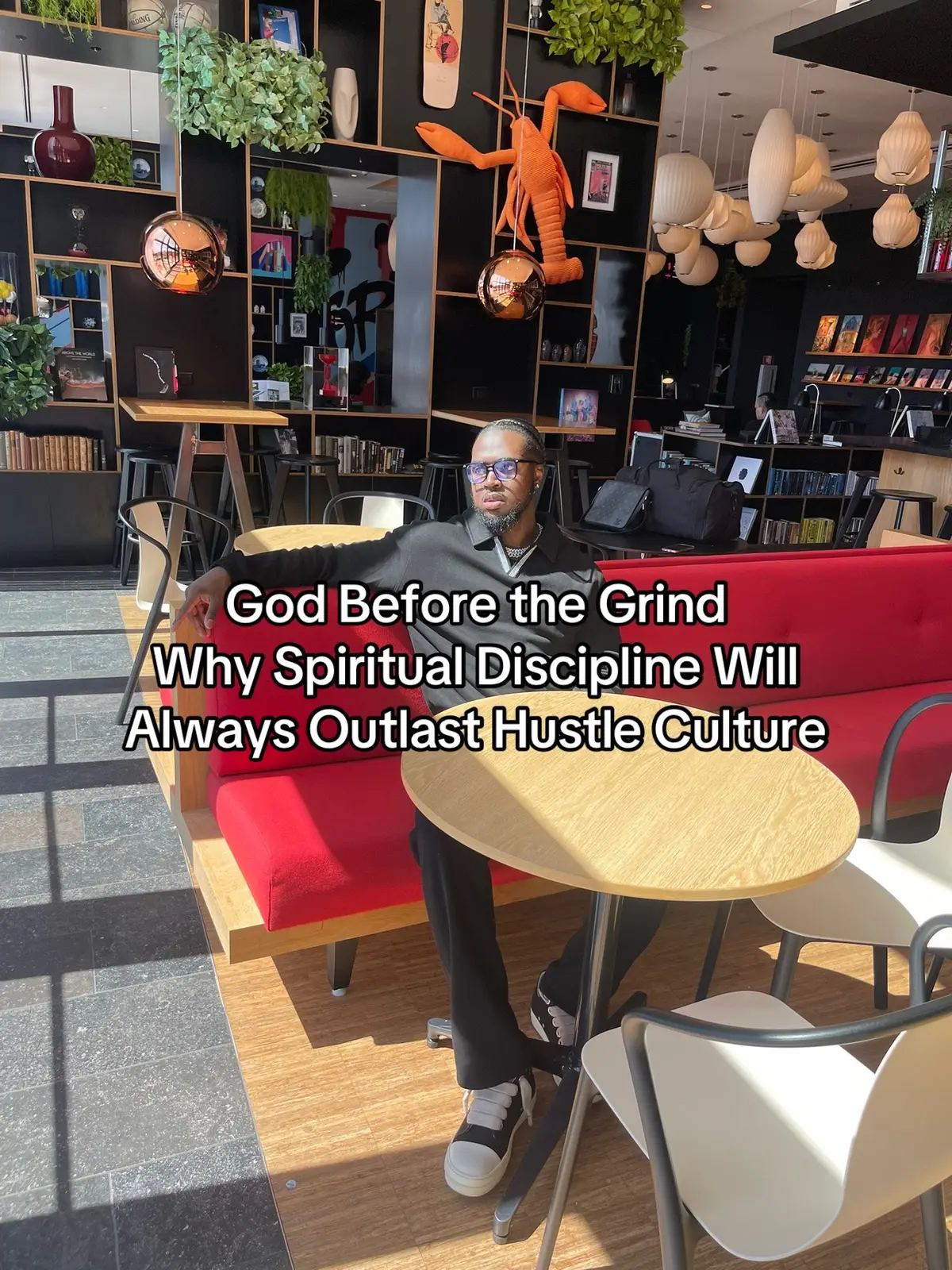 Stop chasing the bag without chasing God. Put Him first and watch everything else fall into place. #godfirst #faithoverhustle #prayerlife #motivation 