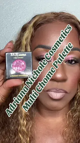Using @Adriana Nichole Cosmetics #multichromeeyeshadow #eyeshadow #makeup #ariananicholecosmetics #prettyeyshadow #fyp #backtoschool 