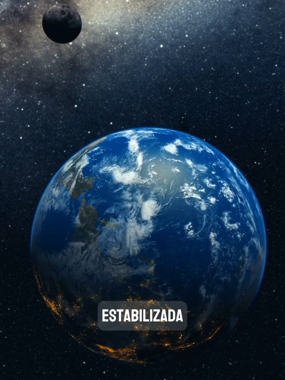 Sem a Lua, não teria vida na Terra! #Lua #terra #astronomia 