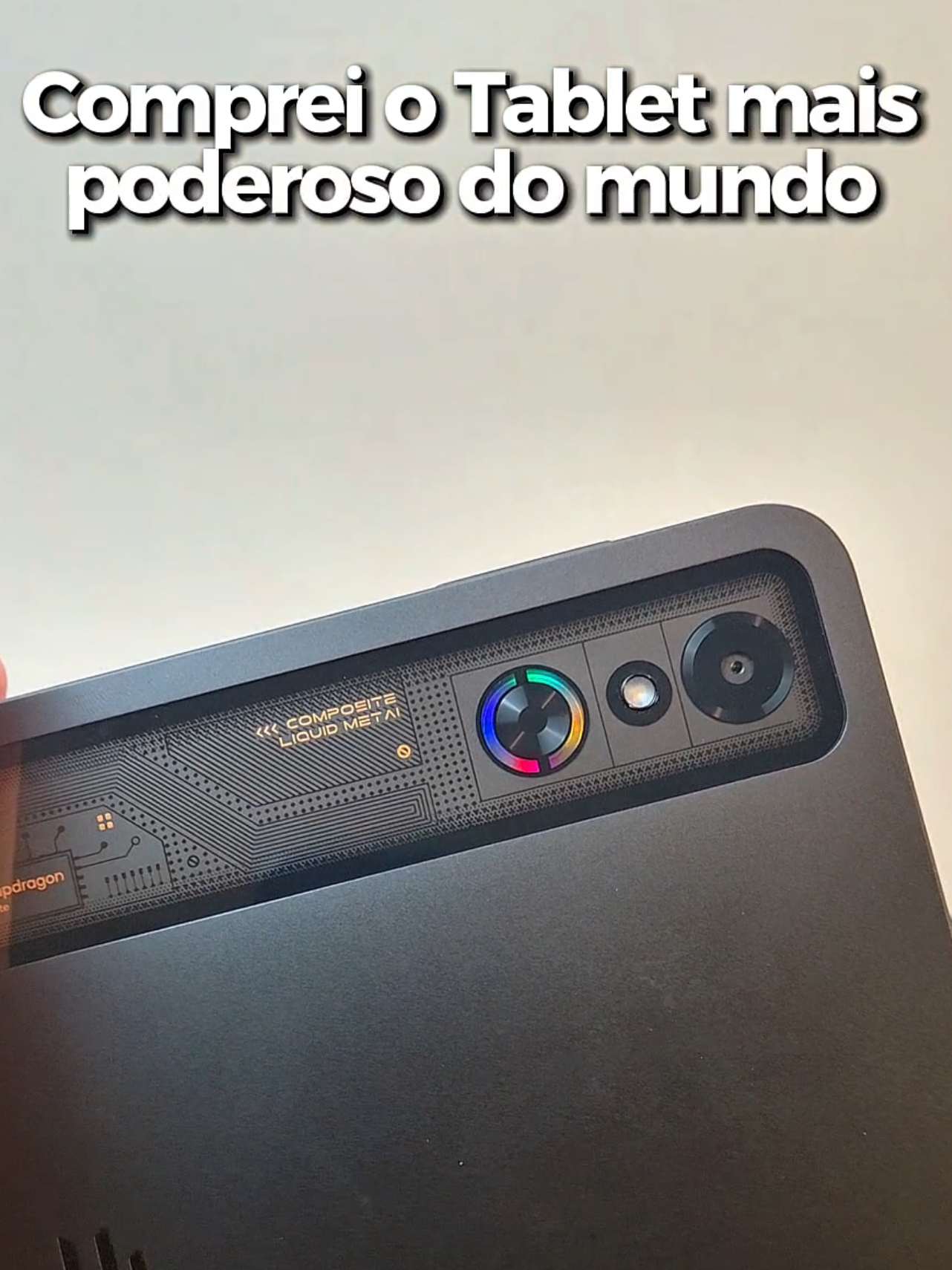 Comprei o Tablet mais poderoso do Mundo em 2025. Nome: REDMAGIC ASTRA GAMING TABLET🔥 #dicadecelular #dicasdecelular #redmagic #tablet #astragaming #angelojrtech 