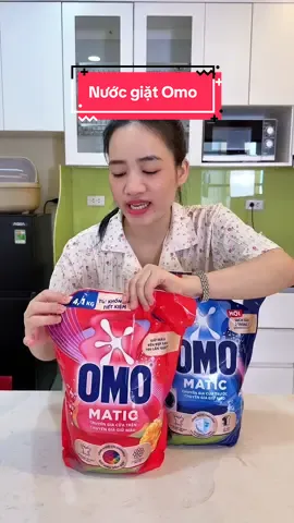 Nước giặt Omo túi lớn khổng lồ tiết kiệm. #omomatic #nuocgiat #nhacuaenn 