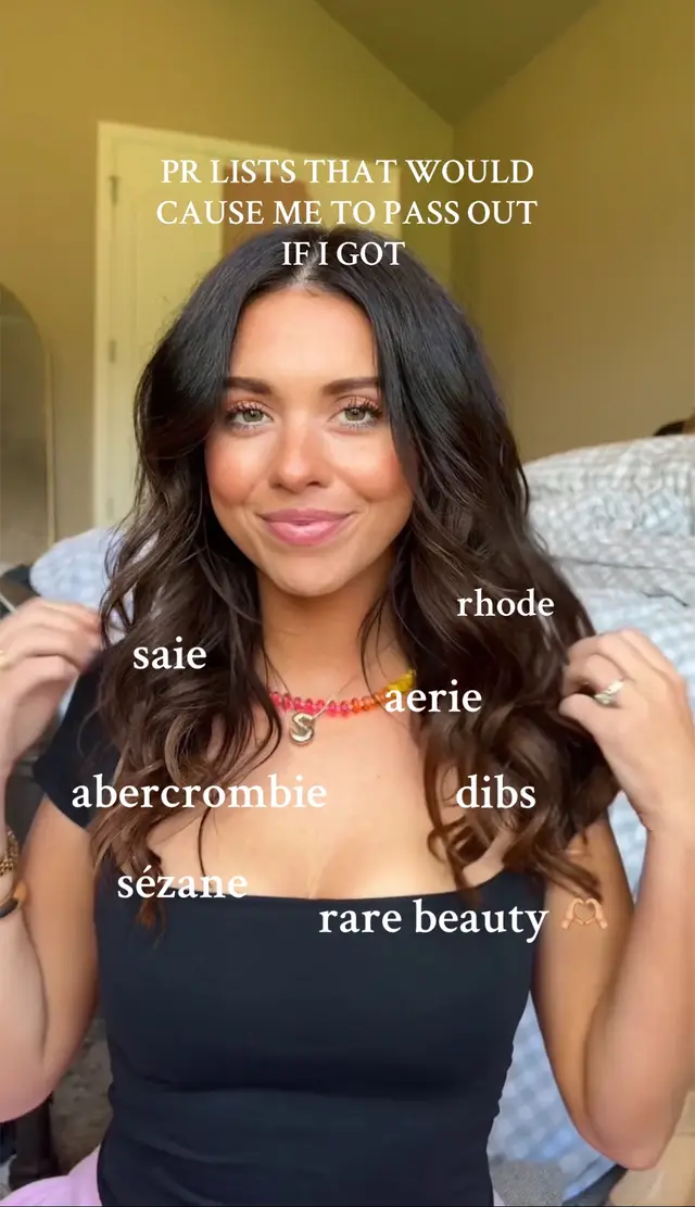 @rhode skin @DIBSBEAUTY @Saie @Rare Beauty @abercrombie @Sézane @aerie 