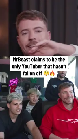 MrBeast claims to be the only YouTuber that hasn’t fallen off #mrbeast #faze #fazeclan #viral #fyp 