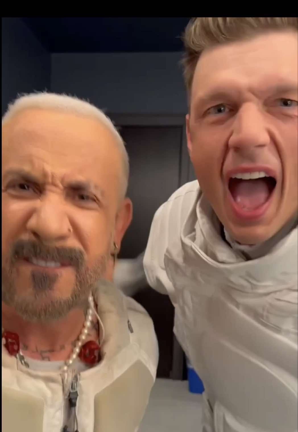 Obviously we had to jump on this trend you guys have been blowing up! We absolutely love seeing your Millennium white outfits each night. Great idea for this transition @meredith bell. 🛎!! You guys keep making these and tag #ItsGottaBeBSB so we can repost some each show night! 🩵🌐