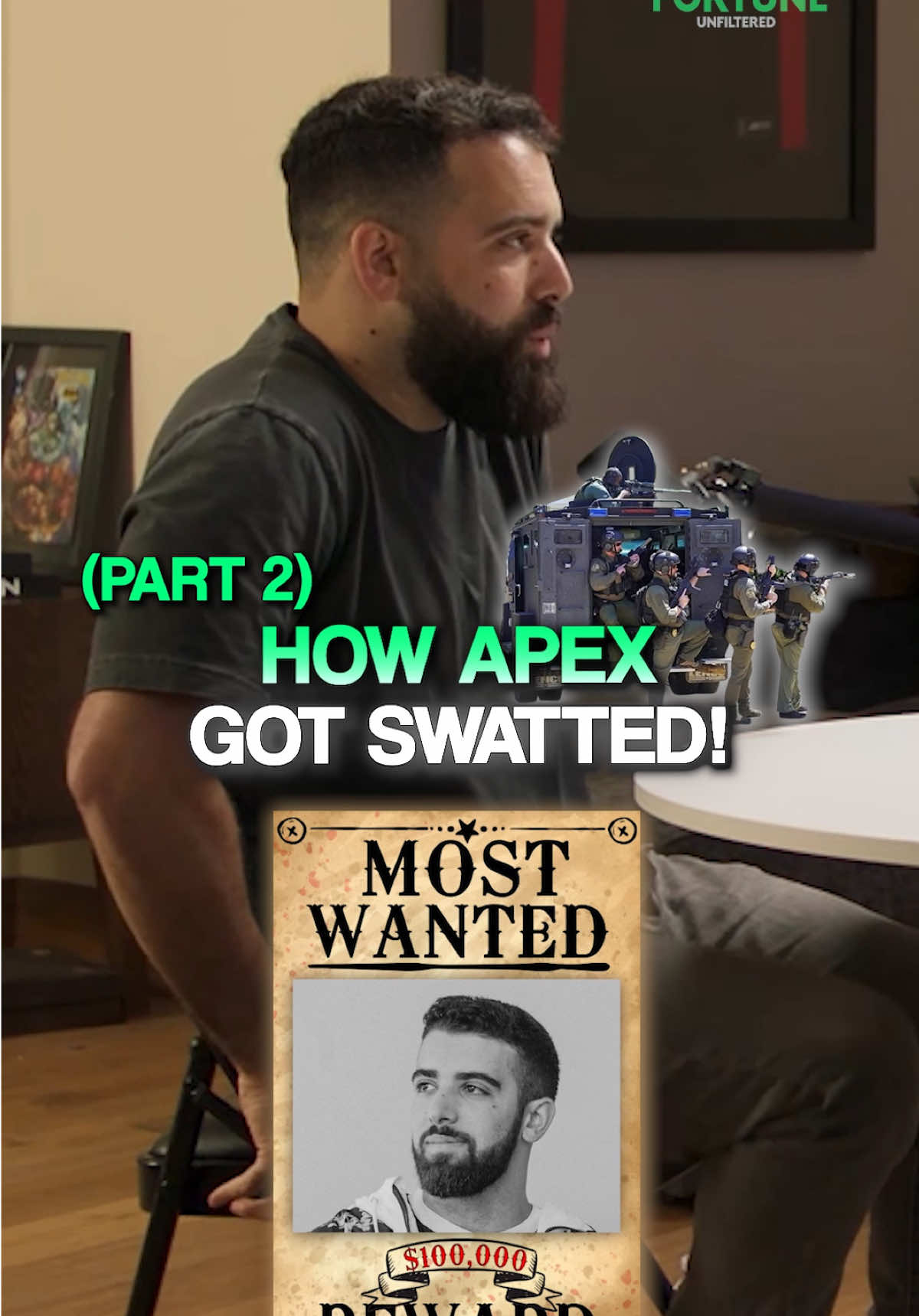 How Apex Got SWATTED 😱 #fazeclan #gaming