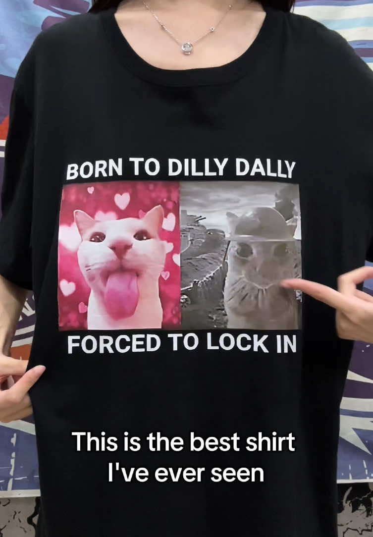 This is the best shirt I've ever seen #borntodillydally #memeshirts #tiktok #tee #fyp #funnyshirts #oversizedshirt #ootdinspiration #interest 