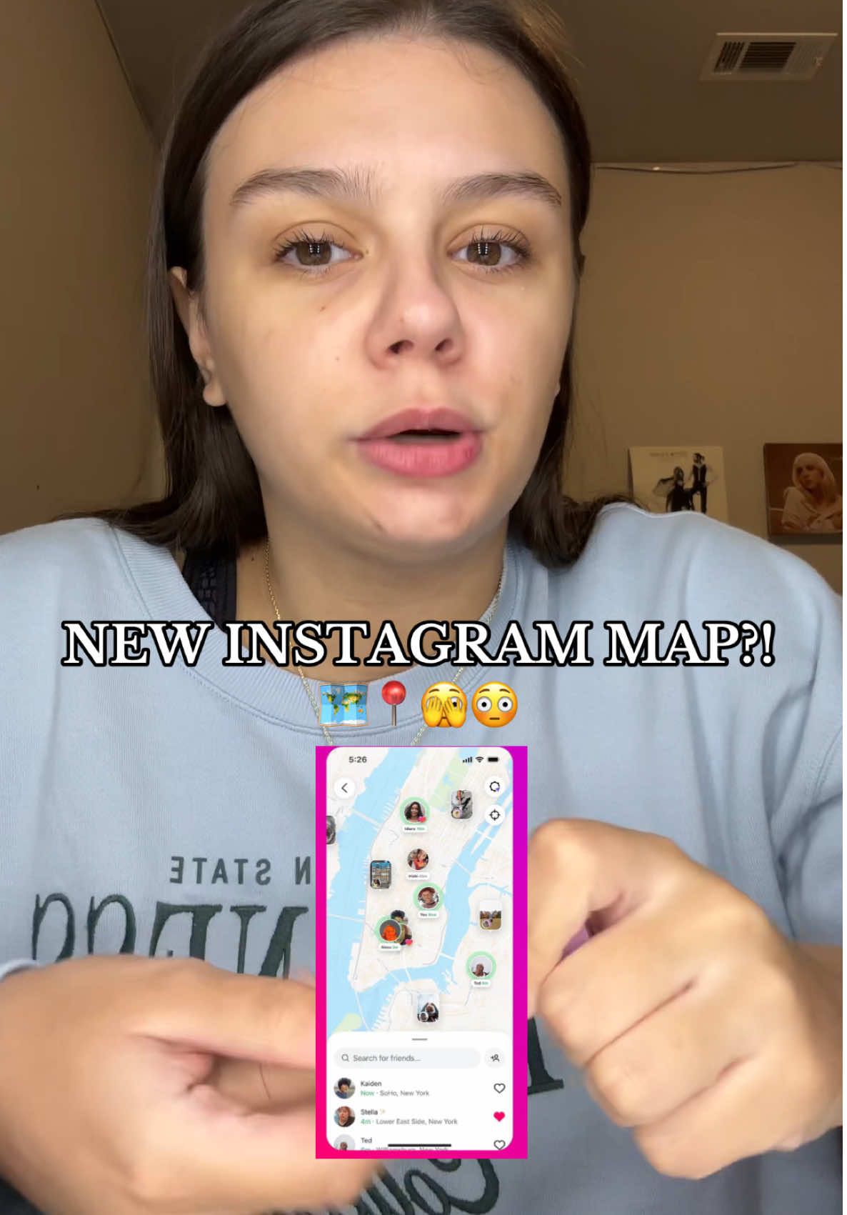 NEW INSTAGRAM MAP?! 🗺️📍🫣 #instagram #relatable #controversy #instagramupdate #grwm 