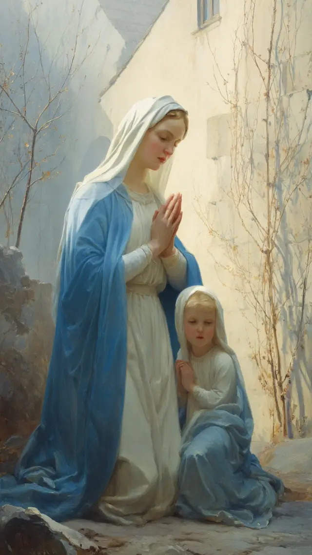 The Timeless Grace of the Virgin Mary. #Motherofjesus #CatholicFaith #DivineGrace #HolyMother #religiousicon #fyp #foryou