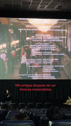 Y a ustedes q tal les pareció? #materialists #cine #cineplanet