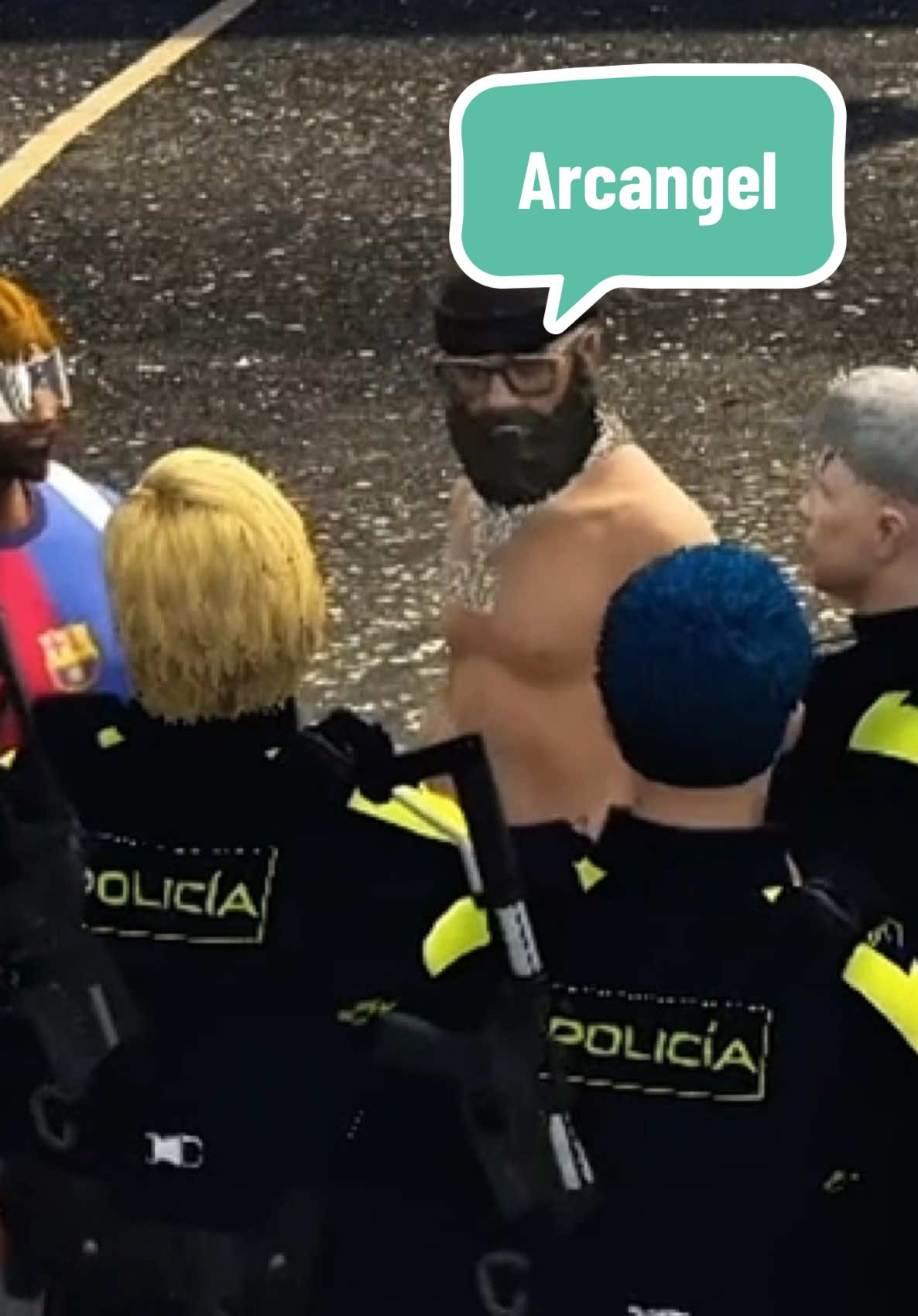 ME encuentro a Papi arca #arcangel #veladadelaño5 #flowcabron #gta5 #gtaroleplay #westcol #apostolcity @elyisus770 
