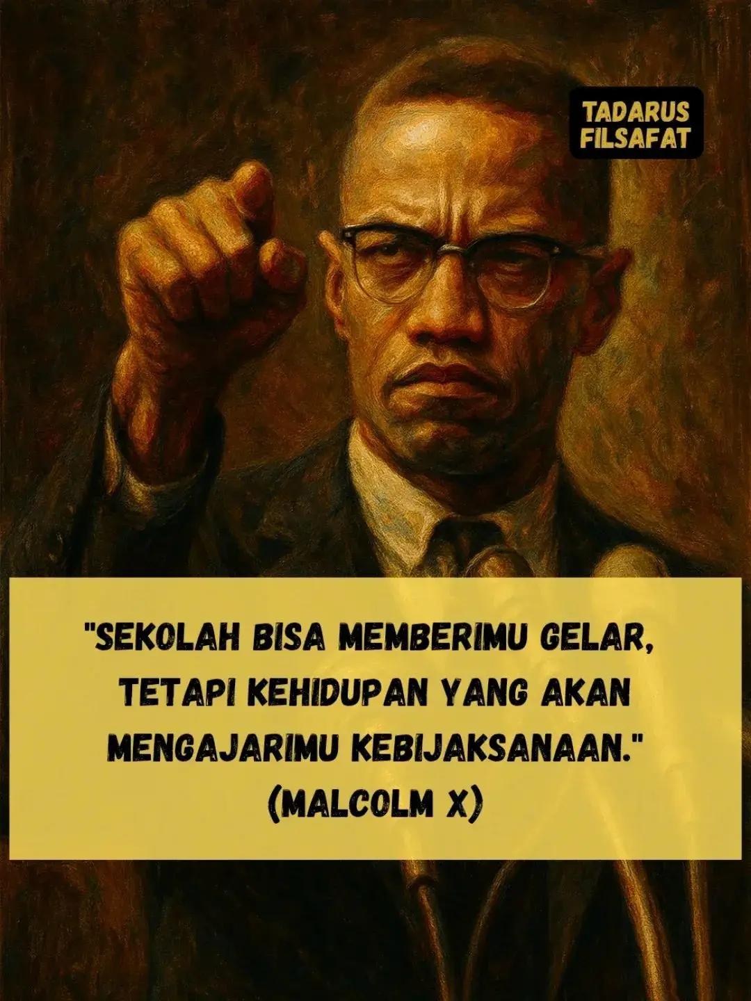 Sekolah bisa mengajarimu rumus. Tapi hidup mengujimu tanpa kisi-kisi. Kita hidup di zaman di mana gelar diagungkan, tapi nalar ditinggalkan. Ijazah jadi simbol kepintaran, padahal yang lulus belum tentu paham hidup. Karena di sekolah, kamu diajari mencari jawaban yang benar. Tapi di hidup nyata, kamu dipaksa memahami pertanyaan yang tak pernah diajarkan. Dan di situlah kebijaksanaan lahir— bukan dari teks, tapi dari perih, kegagalan, dan keberanian berpikir sendiri.
