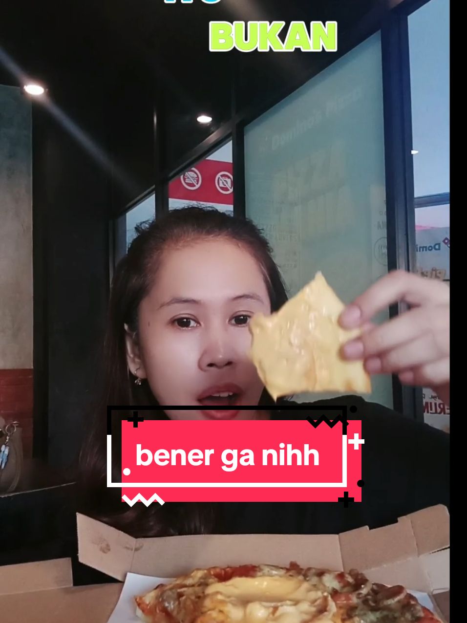 BTS -ny. bikin Content Domino's pizza tuh ya beginilaj wkwkkw 