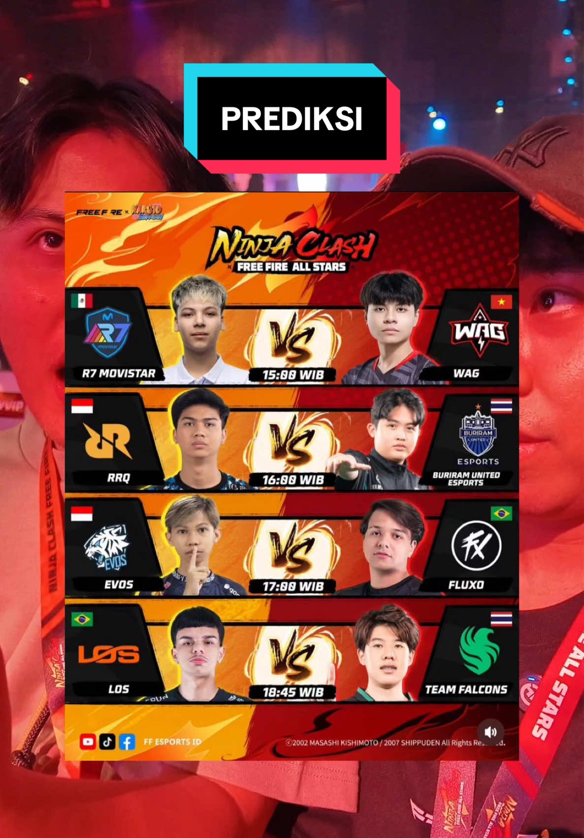 Prediksi yg Juara di Ninja Clash Free Fire All Stars!! Menurut kalian siapa guys? 🥶🔥 #FFxNarutoShippuden #FFNinjaClash #FreeFire #Naruto