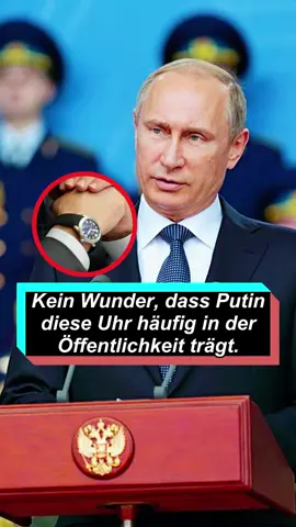 Kein Wunder, dass Putin diese Uhr häufig in der Öffentlichkeit trägt. #foryou #celebrity #trump #vladimirputin🇷🇺 #trending #actor #fyp 