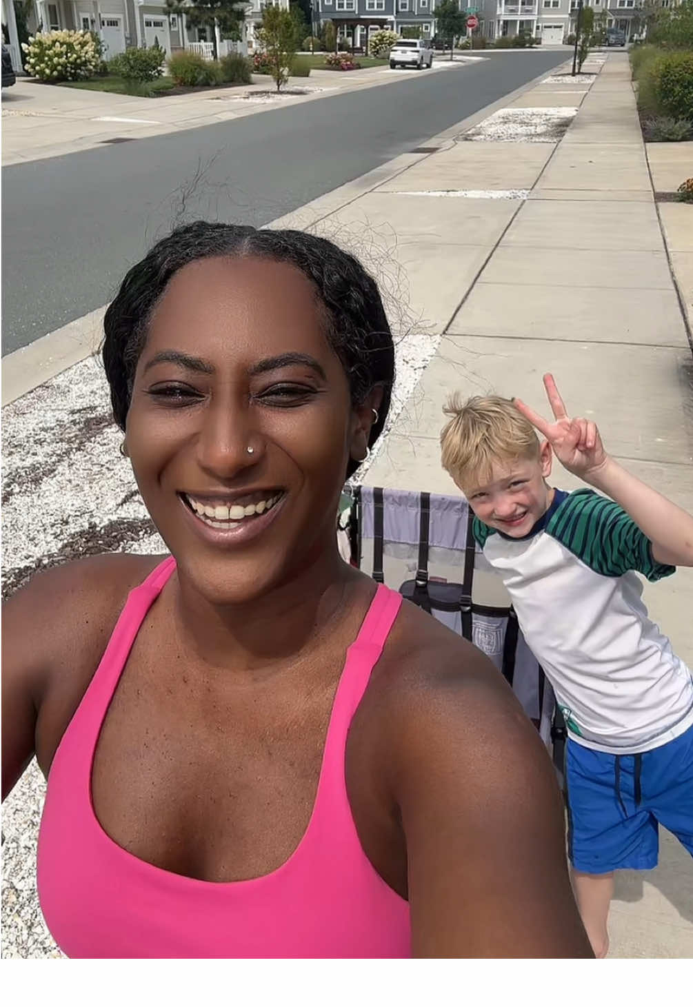 I got my 10k steps in on that bike, pulling him for sure! So much fun ☀️💗🫶🏾 @lululemon #fyp #vacations #ugccreator 