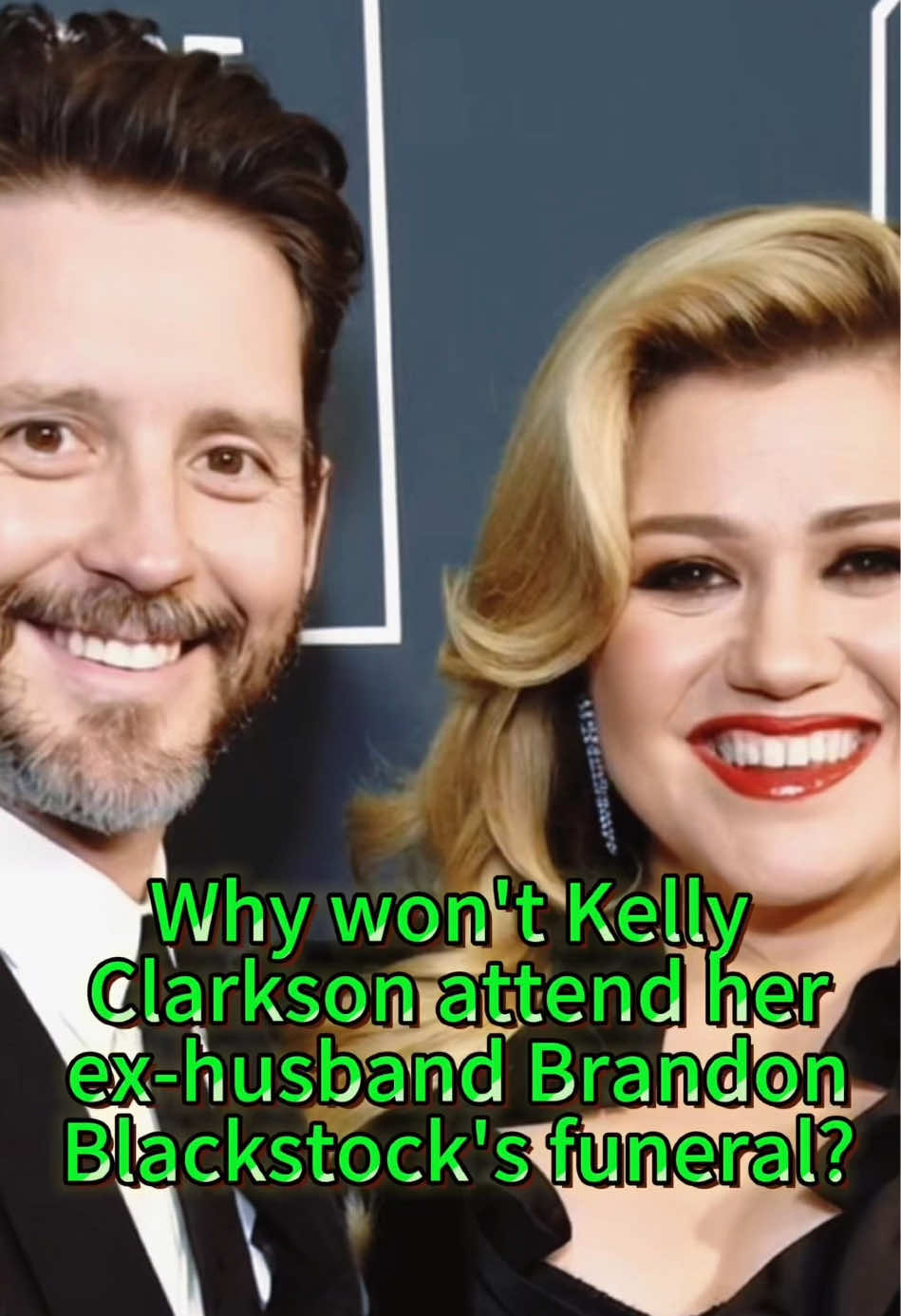 Why won't Kelly Clarkson attend her ex-husband Brandon Blackstock's funeral?#funeral #rip #kellyclarkson #celebrity#fyp#usa 