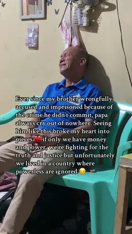 Ang hustisya ay hindi hustisya kung may inosenteng nagdudusa.  My brother was sentenced to life without parole for a crime he didn’t commit. Justice failed him — but we won’t stop fighting for the truth! Habang buhay ka namin ipaglalaban Noy… #fyp 