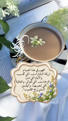 اللهم وفي هذا الصباح  ارزقنا البشارات التي نحب  والأيام التي تسرّ،  والرّحمات التي تتوالى، والعافية  التي ننعم بهــــا، واليقـــــين  الـــذي يُريح القلـــوب