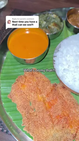 Replying to @Lauren cheated on my tiffin with a fish thali!! 