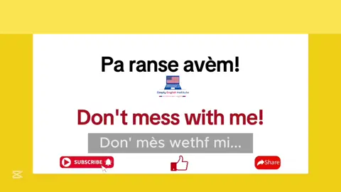 #english #haitiantiktok🇭🇹 #anglèkreyòl 