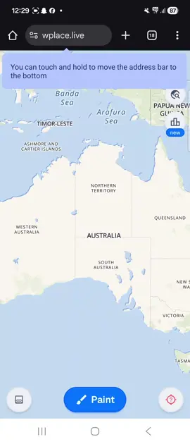 there's something... among us.... #australia #aus #aussie #alicesprings #AmongUs #wplace 