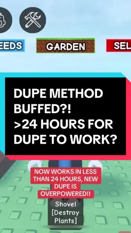 DUPE METHOD GOT BUFFED AND ITS OVERPOWERED! USE NOW BEFORE THE HUNGRY STORM UPDATE…. #growagarden #roblox #game #update #dupe #buffed