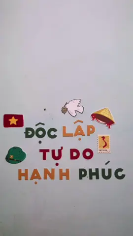 Set dán trang trí Quốc Khánh 2/9 #doclaptudohanhphuc #setdandoclap #quockhanh #trangtrituong #tuhaovietnam 