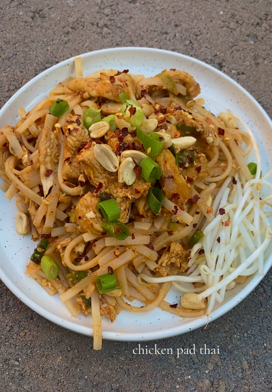 Chicken pad thai for din Easy high protein #dininspo #protein #highprotein #health 