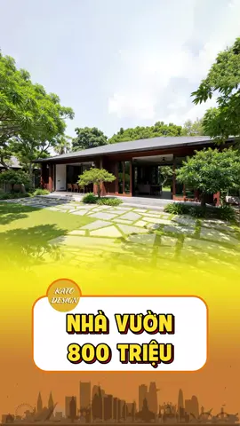 Nhà vườn bình yên bên gia đình chỉ khoảng 800tr #nhavuon #nhadep #nhacap4 #katodesign 