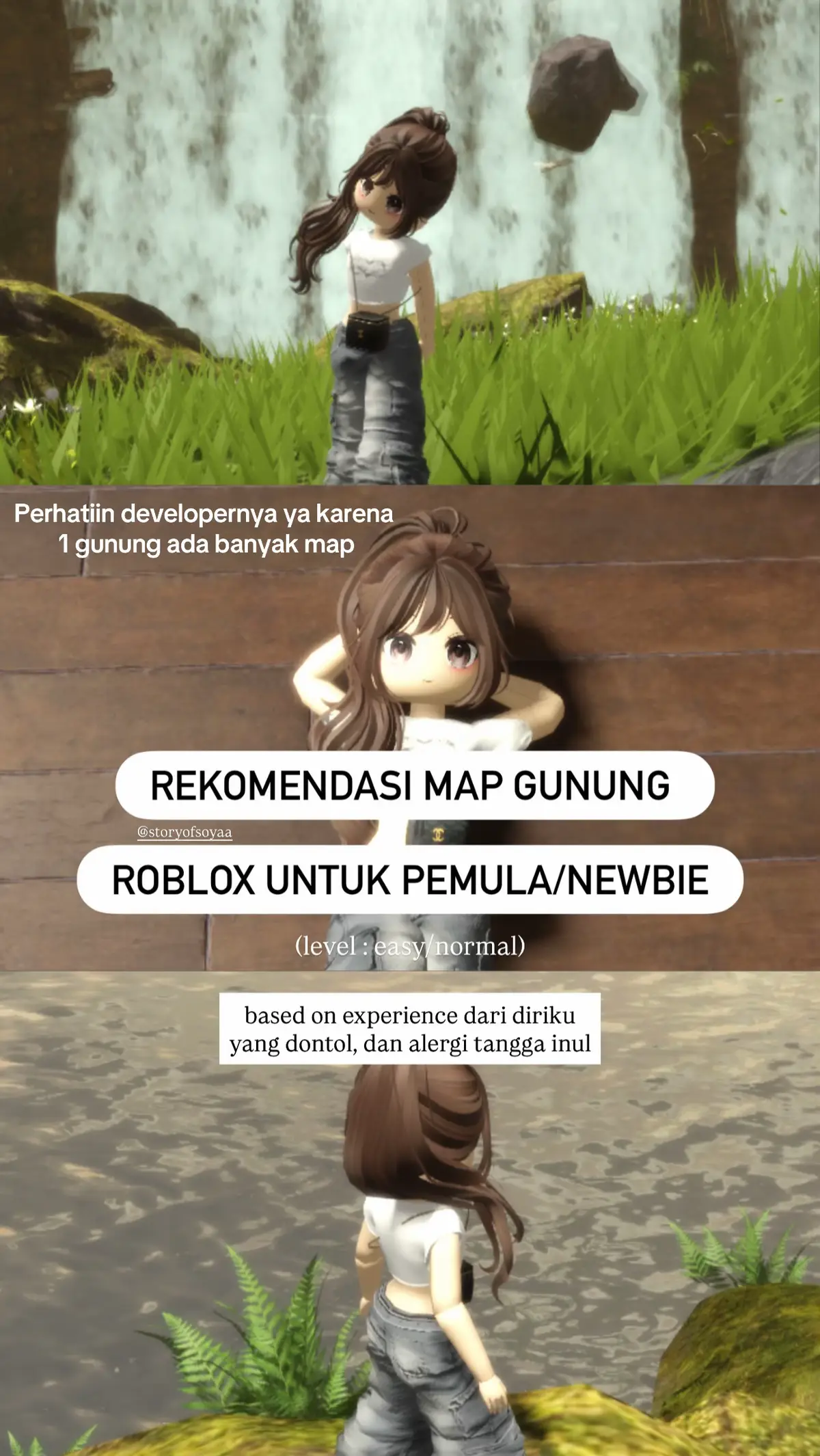 Rekomendasi gunung-gunung dontol friendly. Boleh coment kalau ada map easy lainnya⛰️ #gunungroblox #roblox #mapgunung 