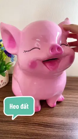 Heo đất xinh xăn vừa có thể làm heo tiết kiệm vừa có thể dùng để decor nhà cửa#suseashop #heodat #heodattietkiem #heodatdethuong 