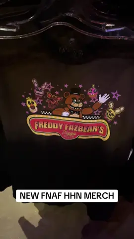 New Five nights at Freddy’s HHN merchandise has dropped #hhn #fnaf #fivenightsatfreddys #universal #universalstudios @Universal Orlando Resort @Halloween Horror Nights @Blumhouse 
