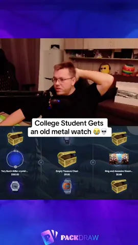 College Student Gets an old metal watch 😭💀 #kickstreaming 