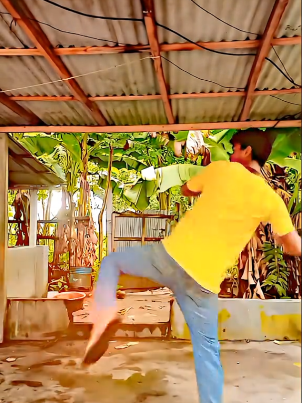 my first fire kick  #tranding #fyp #foryou