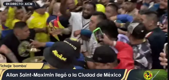 La llegada de Saint-maximin a la Ciudad de México 🇲🇽 @Club América #refuerzo #ligamx 
