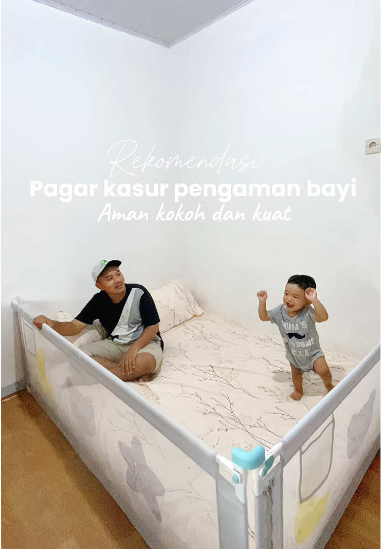 Rekomendasi pagar pengaman kasur untuk bayi 🫶🏻🥰 #pagarkasurbayi #pagarbayi #pagaranak 
