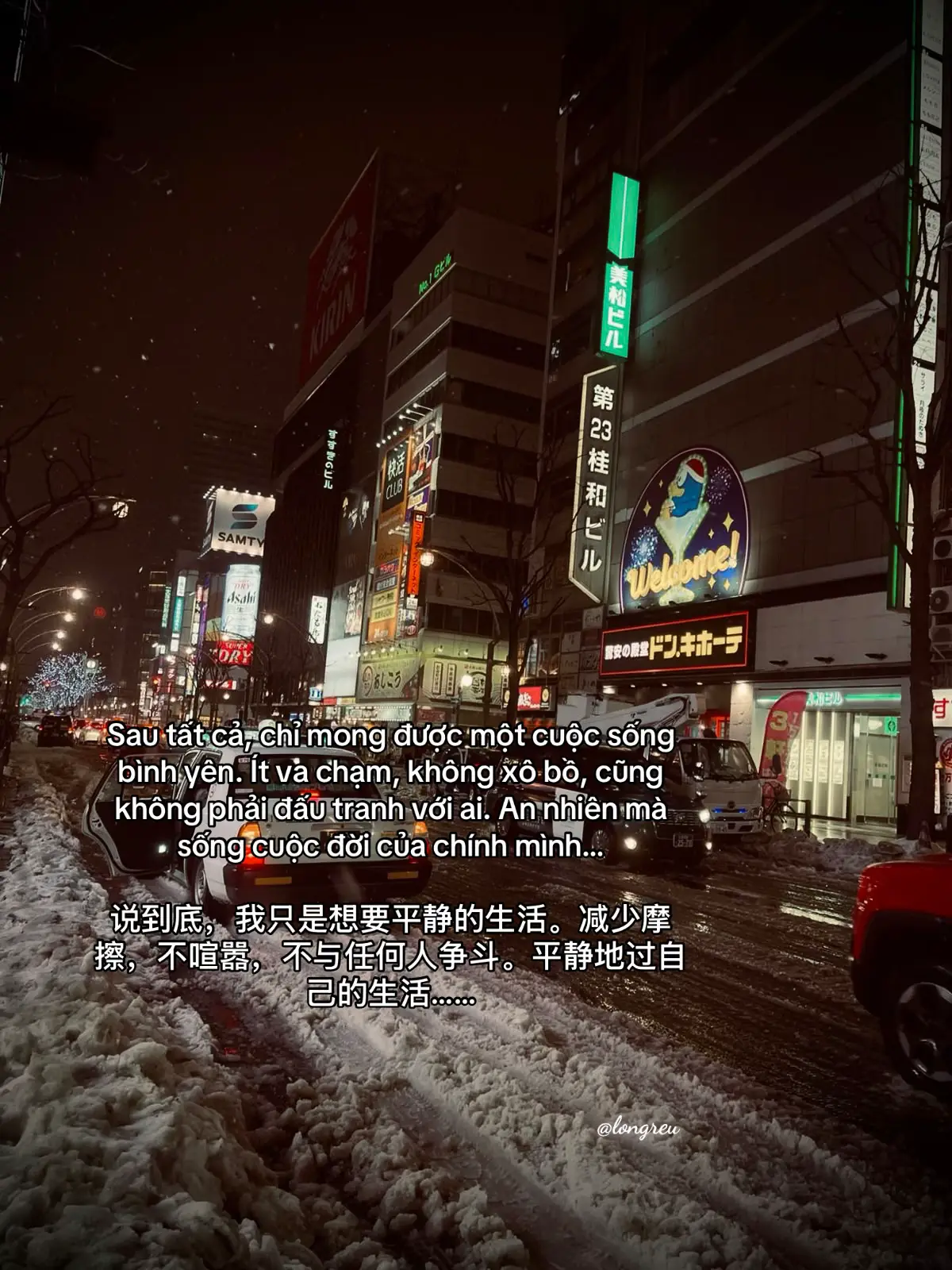 说到底，我只是想要平静的生活。减少摩擦，不喧嚣，不与任何人争斗。平静地过自己的生活……#fypシ゚ #longreu #xahoi #cuocsong #thinhhanh #xuhuongtiktok #caption 