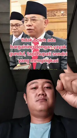 tidak boleh ada yang bargaining dengan yayak gundul, eh Bupati sendiri yang mengingkari #bupati #pati #korupsi #yayakgundul #bargaining 