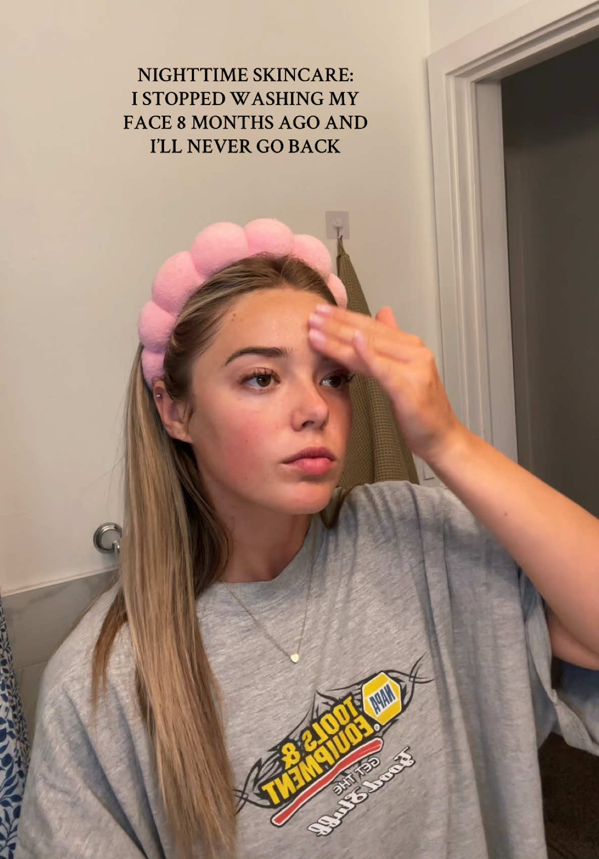 I also rarely take off my mascara🫣 