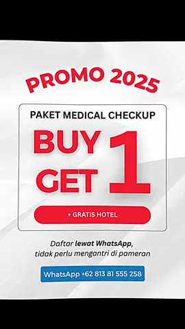 Sampai September 2025 ya. Langsung WhatsApp saja biar cepat dibalas. #promomedicalcheckup #tripmedis #berobatkemalaysia #promorumahsakitmalaysia 