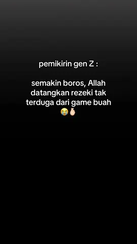gen z dengan cuan nya 😭