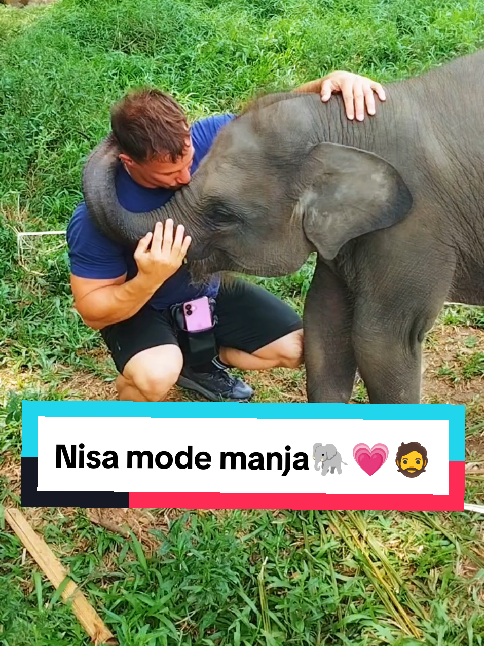 Nisa 💗 Mr.Antonio gross ahhhh gemesss bangett🥰😘 Gaisss Nisa sepertinya sedang jatuh cinta dehh ini.🐘💖🧔 #waykambas #waykambasnationalpark #waykambaslampungtimur #eksplorewaykambas #waykambaslampung #tamannasionalwaykambas🐘 #tripwaykambas #waykambastrip #lampungtimur #pesonalampung #fypage #fypviral #fypシ #fyp #gajahlucu #gajahviral #gajah #fyppppppppppppppppppppppp #gajahlampung 