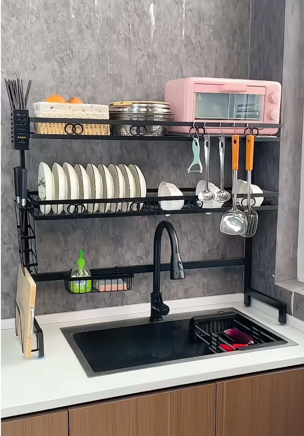 Kệ Úp Chén Bát Đa Năng Trên Bồn Rửa ,Kèm Phụ Kiện ,Chất Liệu Thép Carbon Sơn Tĩnh Điện ,Đa Dạng Kích Thước#thinhhanh #thinhhanhxuhuong #thinhhanhtiktok #xuhuongtiktok #hot #hottrend #lenxuhuong 