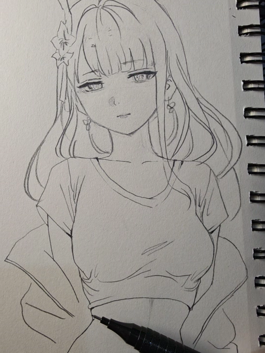 guess who ✨️ #dibujos #artista #reference #sketch #dibujo #fypシ゚ #art #anime #GenshinImpact